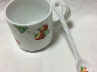 『SET』いちごのマグカップ＆ティスプーンの画像