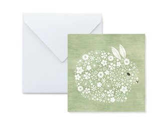 Fluffy　メッセージカード　Rabbitの画像