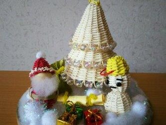 クリスマスマスコット（サンタクロース）の画像