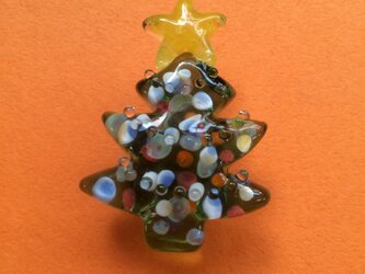 クリスマスツリーの帯留の画像