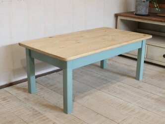 カントリーローテーブル90 dressingtableblueの画像