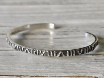 Native bangle (sv*いぶし)★ネイティブ★バングル★シルバー★細の画像