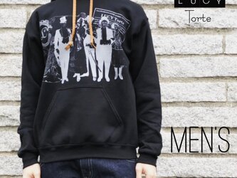 《Men’s》スウェットパーカー【BLACK】の画像