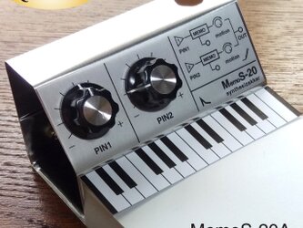 【メモ帳】MemoS-20A(アルミ仕様）シンセサイザー型・ペンスタンドメモ・SKP付きの画像