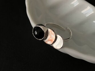 SALE {オニキス}Marble フリーサイズリング