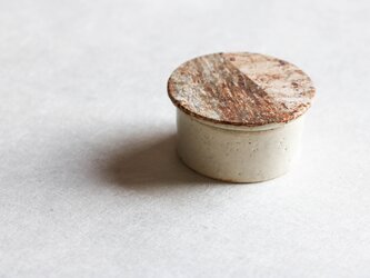 土模様のハコ（白釉）(miniサイズ)(B)の画像