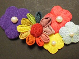 花浪漫バレッタ「花響」の画像