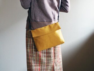 からし色のショルダ帯ーバッグ（受注制作）--単（ひとえ）帯からの画像