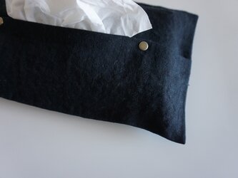 Tissueboxcover / blackの画像