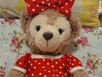 赤ドット　ワンピース　コスチュームの画像