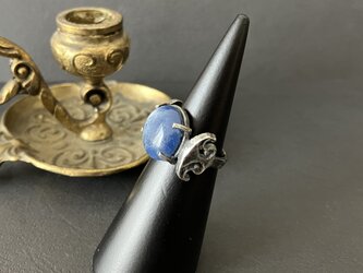 {カイヤナイト} 藍晶石のリング silverの画像