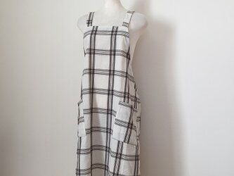 チェックのクロスエプロンM~LLの画像