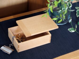ビーチ材　小箱の画像