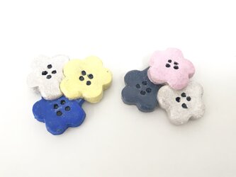 Trois fleurs／3つの花・箸置き(2個セット）の画像