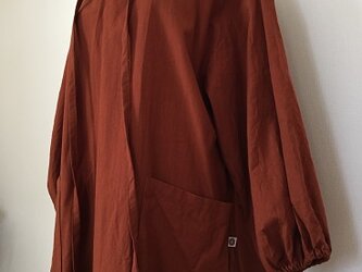 薄手起毛素材のワーキングワンピースM~LLの画像