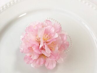 【数量限定品】桜とパールのブーケコサージュ(乃々葉)の画像