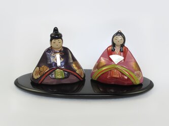 輪島塗乾漆けしひなの画像