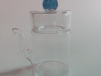液ダレしない醤油差し（SPM-03　3０ｍｌ） ツマミ青 高さ90mm　Sサイズの画像