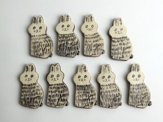 【S様オーダー】うさぎの箸置き 9点の画像