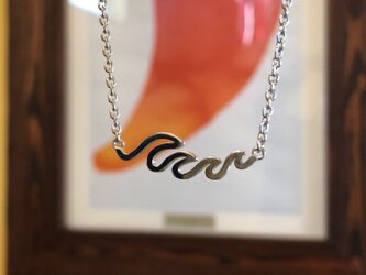 Round Wave Pendant "メローな波が胸元で揺れるペンダント”の画像