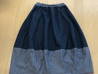 バイカラーのバルーンスカートM~Lの画像