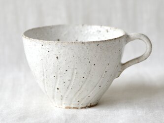 白いコーヒーカップの画像