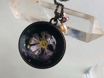 幻想鉱石　夜桜　ペンダントの画像