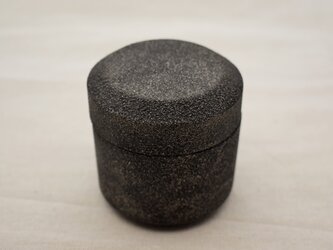 雪吹棗　　白石目黒漆研出の画像
