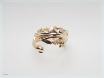 キュリアス フェザー リング   ゴールド＆ロジウム（Curious Ring)の画像
