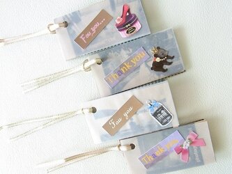 Message tag　4個set　Ⅴの画像