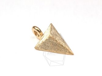 PDT-060-MG【4個入り】3D三角形ペンダント,3D triangle Pendantの画像
