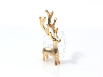 PDT-079-MG【4個入り】鹿のペンダント,Deer with Antler Pendantの画像