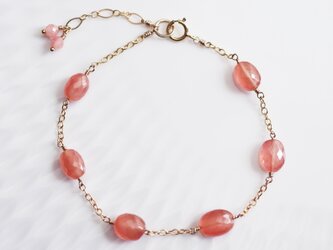 インカローズのマイクロカット・ステーションブレスレット ～Petronilla