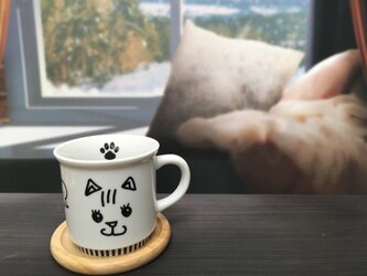 名入れ可！ねこちゃん マグカップの画像