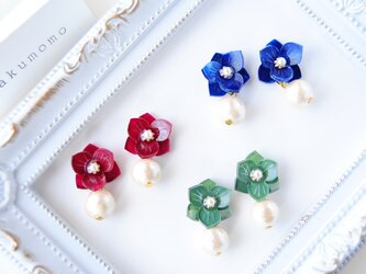 Chic Color flower イヤリングの画像