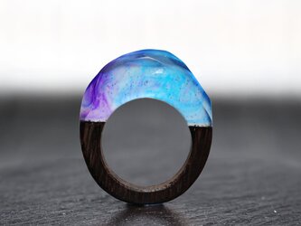 送料無料】Fusion/B ～Resin Wood Ring～の画像