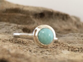 カリブ海の宝石◇ラリマー◇Silver リング　9.5号～10.5号 ／13.5～14.5号