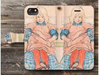 【カールラーション アンジュ】スマホケース手帳型 全機種対応 絵画 人気 プレゼント iPhoneXRの画像