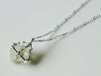 1点物★fluorite necklace(green*sv)の画像