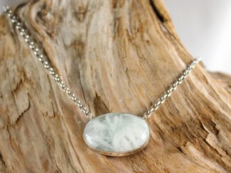 Angel Feather Fluorite Necklace エンジェルフェザーフローライトのネックレス　SV925の画像