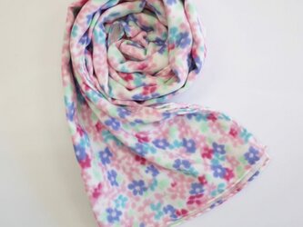 nenari そよふわガーゼストール 　ブロッサム　ピンク  NS-G0099PIの画像