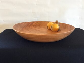 木の丸皿 φ210mm <山桜>の画像
