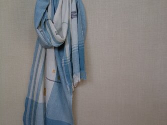 手織りストール～草木染・綿～の画像