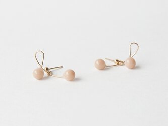 cherry milk beige【pierce/earring】の画像