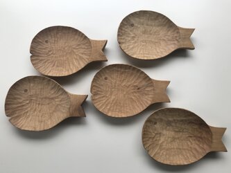 受注制作　クルミの魚のうつわSの画像