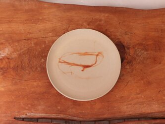 備前焼 皿・ひだすき　sr3-049(18cm)の画像