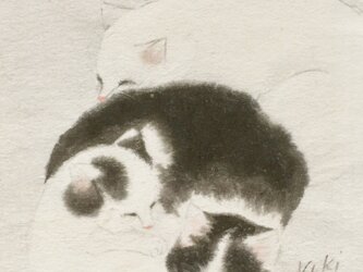 猫の絵の画像
