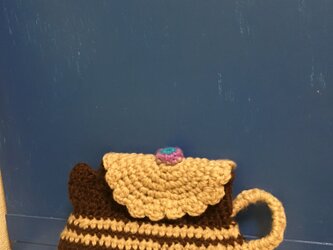 茶色TFAポケットの小物入れの画像