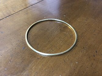 【受注生産】真鍮のバングル リング02 HTの画像