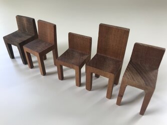 椅子置物 背付き③ 5個セットの画像